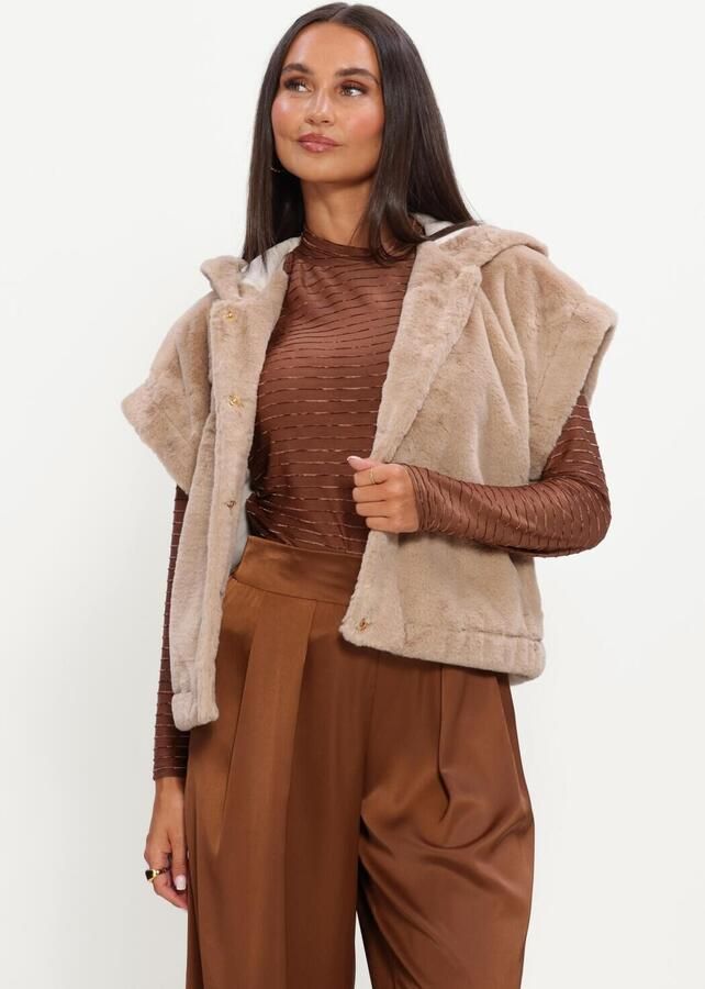 NUKUS Dames Blazers Xandra Gilet Beige