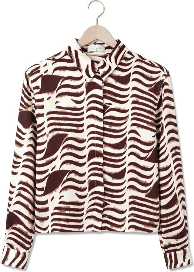 NUKUS Dames Blouses Adora Blouse Zebra Ecru - Foto 2