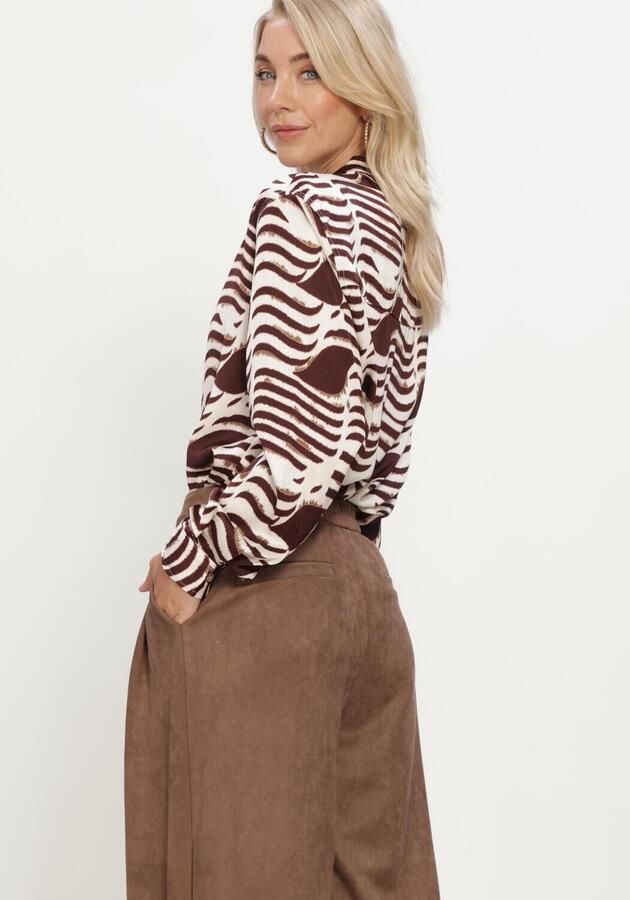NUKUS Dames Blouses Adora Blouse Zebra Ecru - Foto 3