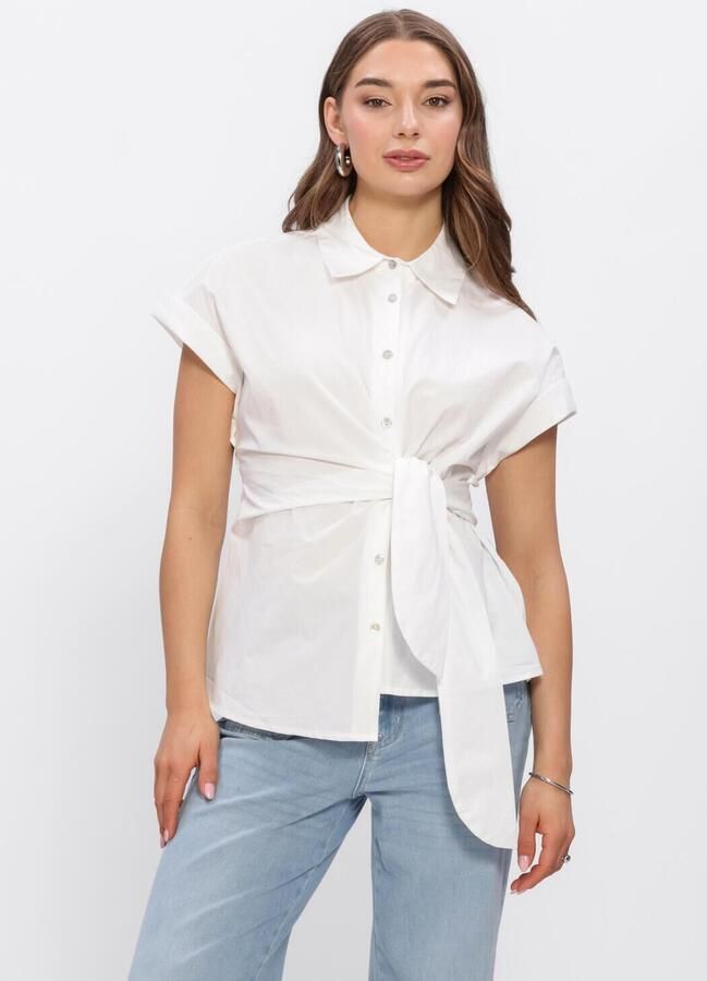 NUKUS Dames Blouses Aneta Top Wit