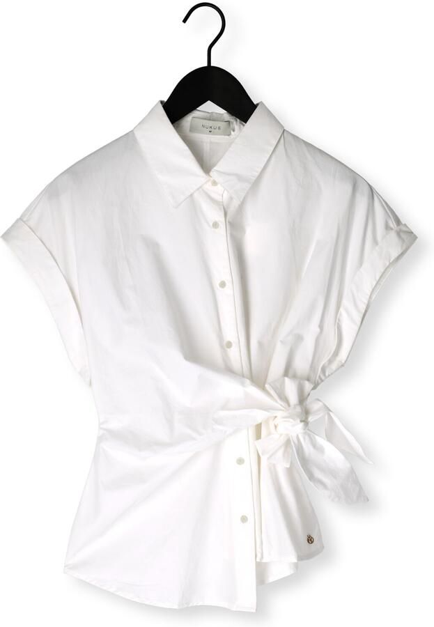 NUKUS Dames Blouses Aneta Top Wit - Foto 4
