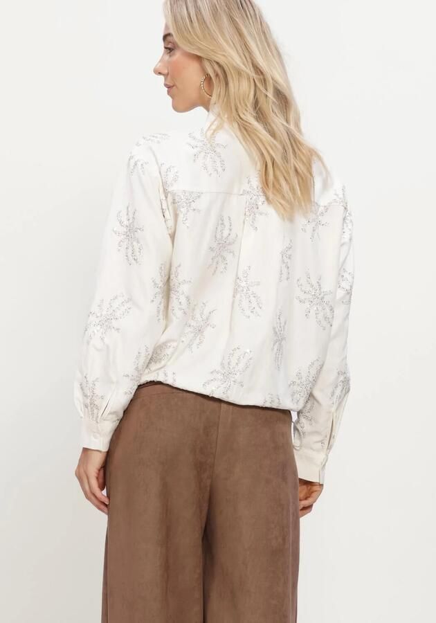 NUKUS Dames Blouses Aster Blouse Paillet Gebroken Wit - Foto 2
