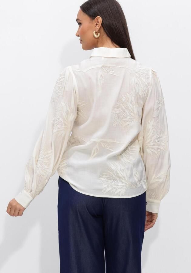 NUKUS Dames Blouses Avy Blouse Embroidery Ecru - Foto 4