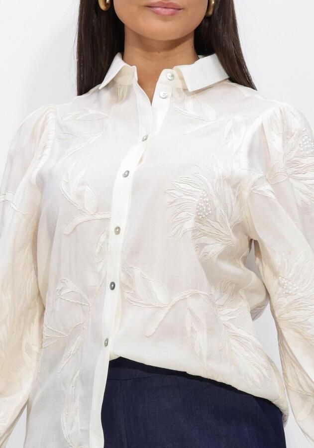 NUKUS Dames Blouses Avy Blouse Embroidery Ecru - Foto 3