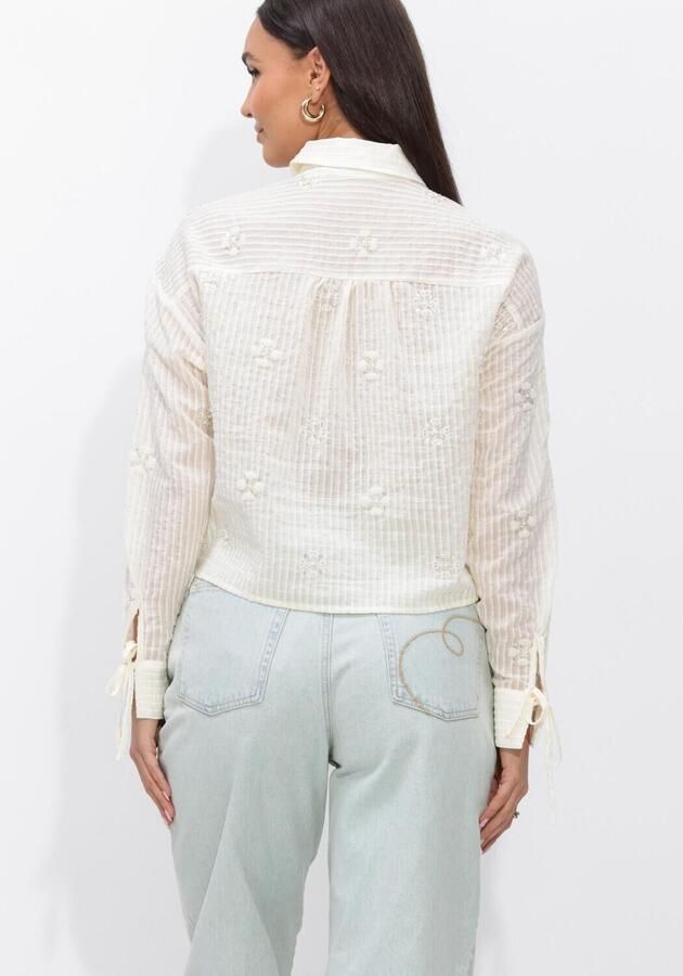 NUKUS Dames Blouses Bailey Blouse Beads Gebroken Wit - Foto 2