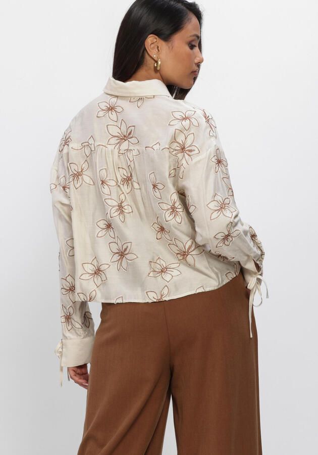 NUKUS Dames Blouses Bailey Blouse Flower Ecru - Foto 3