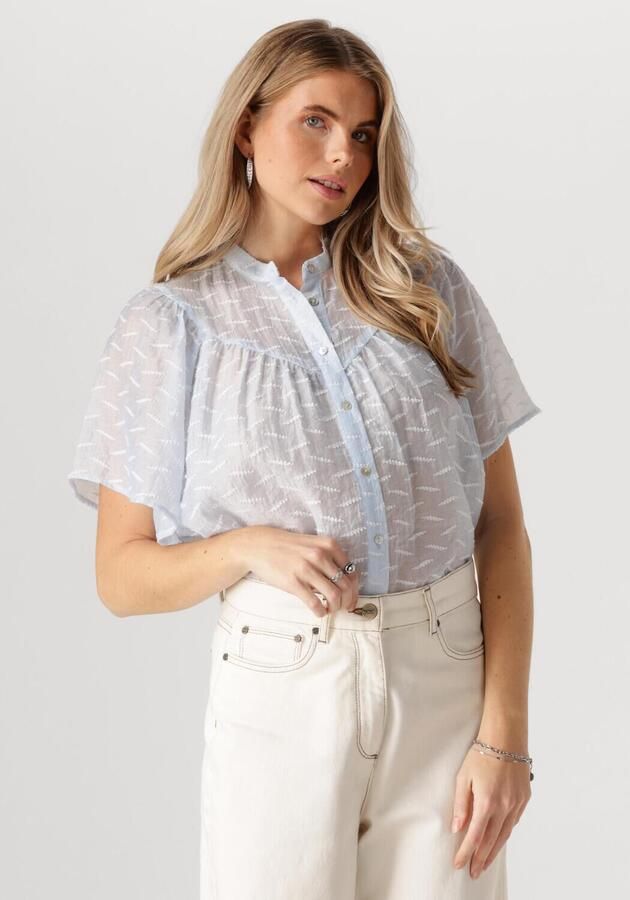 NUKUS Dames Blouses Bianca Blouse Lichtblauw - Foto 4