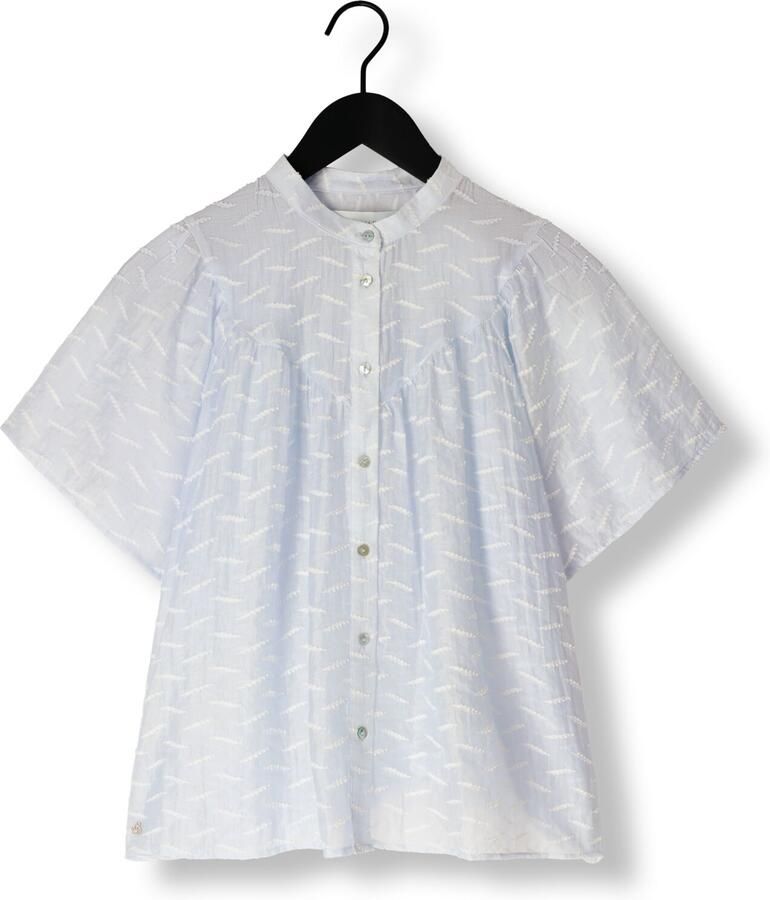 NUKUS Dames Blouses Bianca Blouse Lichtblauw