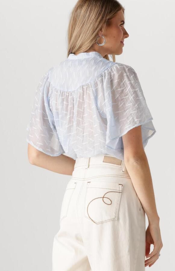 NUKUS Dames Blouses Bianca Blouse Lichtblauw - Foto 3