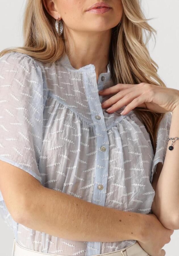 NUKUS Dames Blouses Bianca Blouse Lichtblauw - Foto 2