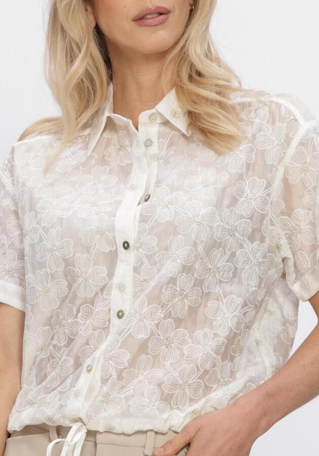NUKUS Dames Blouses Britt Blouse Flower Gebroken Wit - Foto 4