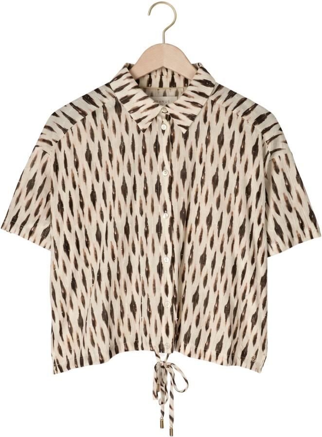 NUKUS Dames Blouses Britt Blouse Print Gebroken Wit - Foto 2