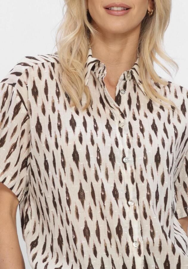 NUKUS Dames Blouses Britt Blouse Print Gebroken Wit - Foto 3