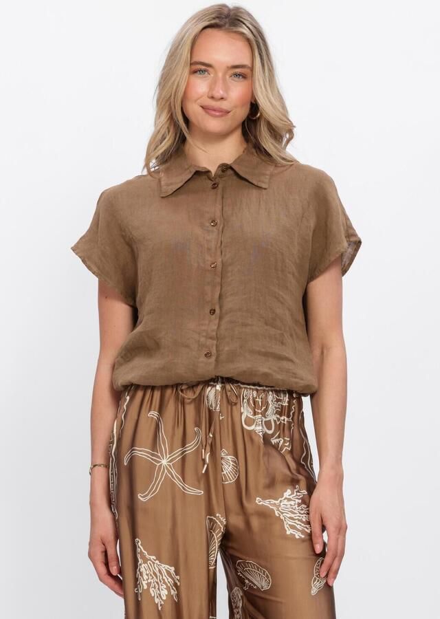 NUKUS Dames Blouses Julietta Top Bruin