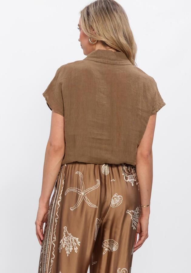 NUKUS Dames Blouses Julietta Top Bruin - Foto 3