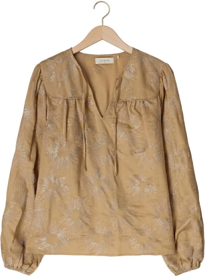 NUKUS Dames Blouses Kaoutar Blouse Embroidery Beige - Foto 2