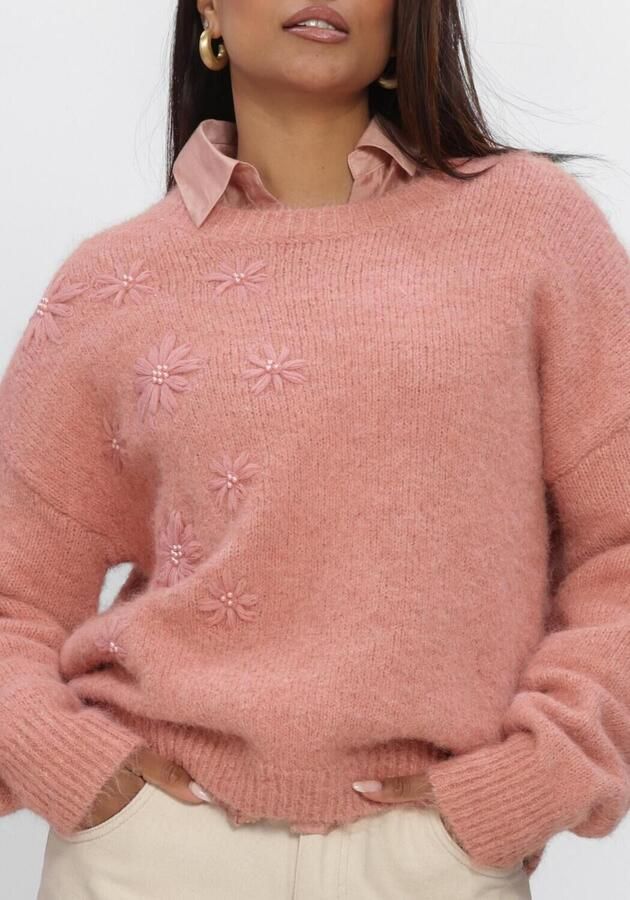 NUKUS Dames Blouses Konstanza Pullover Flower Roze - Foto 3
