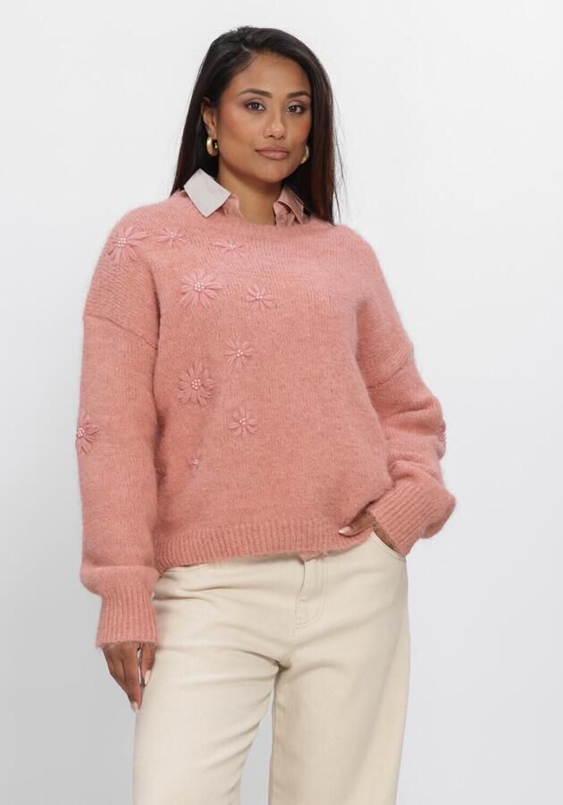 NUKUS Dames Blouses Konstanza Pullover Flower Roze
