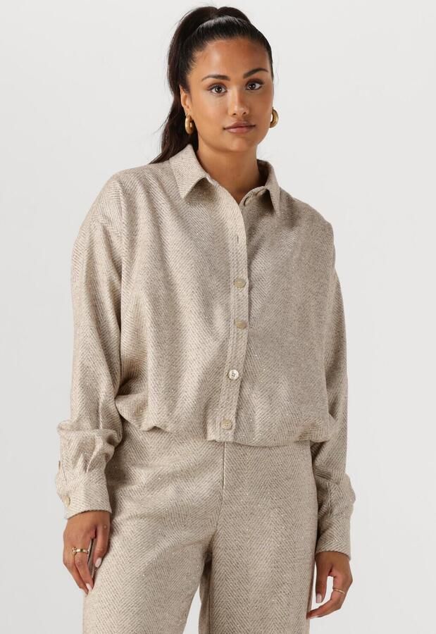 NUKUS Dames Blouses Lara Blouse Strass Zand - Foto 4