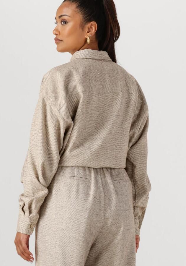 NUKUS Dames Blouses Lara Blouse Strass Zand - Foto 2