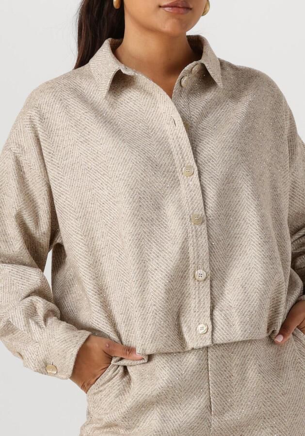 NUKUS Dames Blouses Lara Blouse Strass Zand - Foto 3