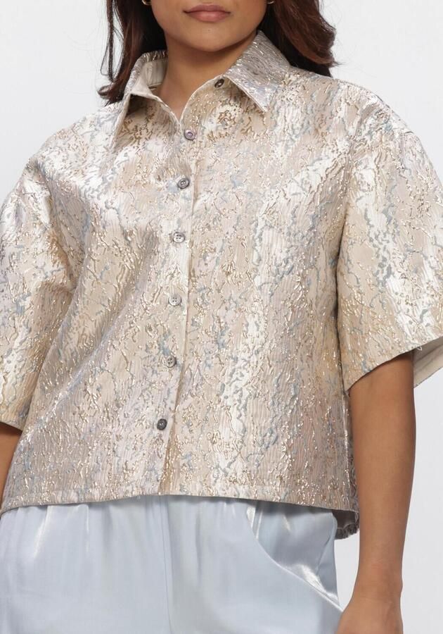 NUKUS Dames Blouses Leena Blouse Goud - Foto 4