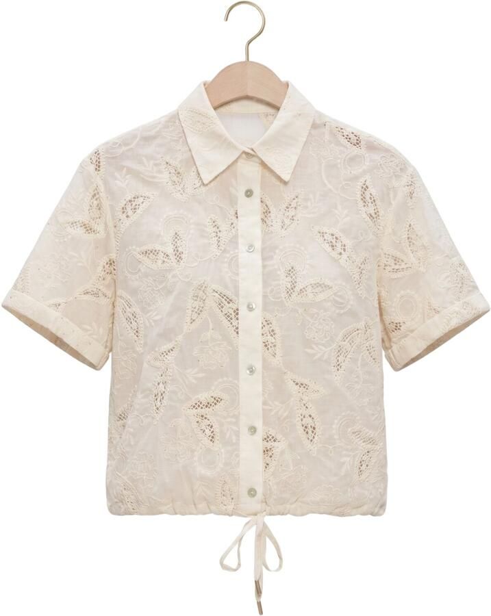NUKUS Dames Blouses Leonora Blouse Ecru - Foto 2