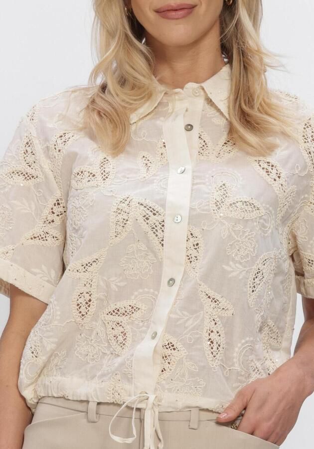 NUKUS Dames Blouses Leonora Blouse Ecru - Foto 4