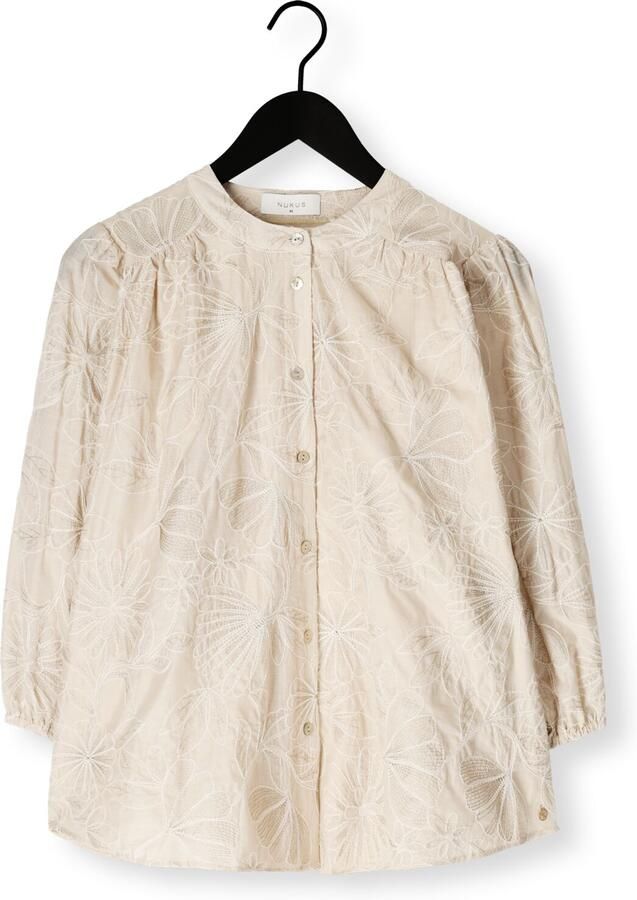 NUKUS Dames Blouses Lynn Blouse Embroidery Ecru - Foto 2