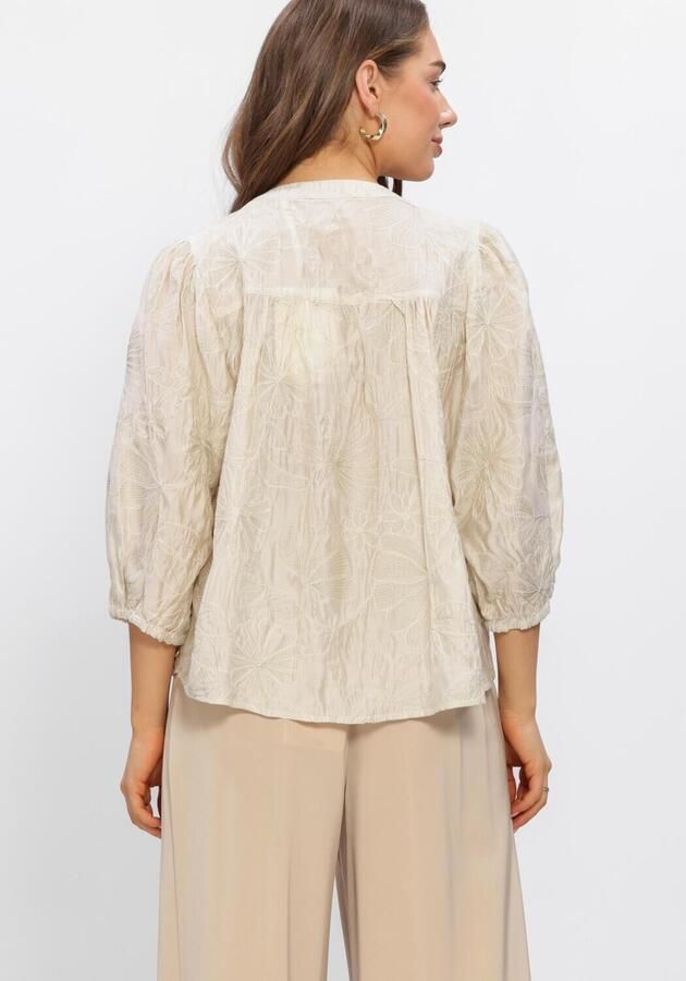 NUKUS Dames Blouses Lynn Blouse Embroidery Ecru - Foto 3