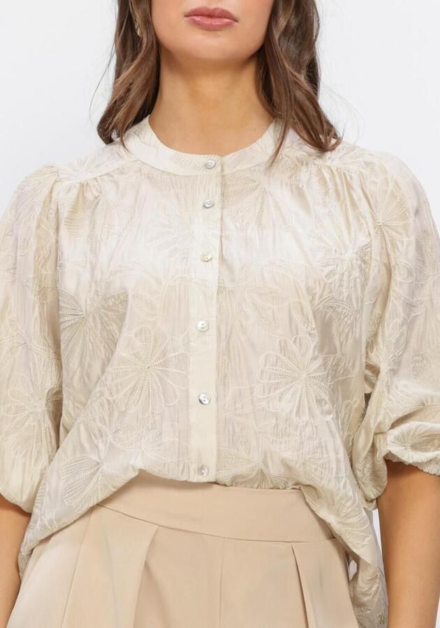 NUKUS Dames Blouses Lynn Blouse Embroidery Ecru - Foto 4