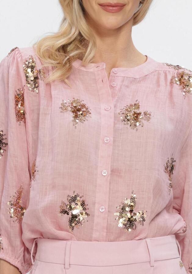 NUKUS Dames Blouses Lynn Blouse Paillet Roze - Foto 4