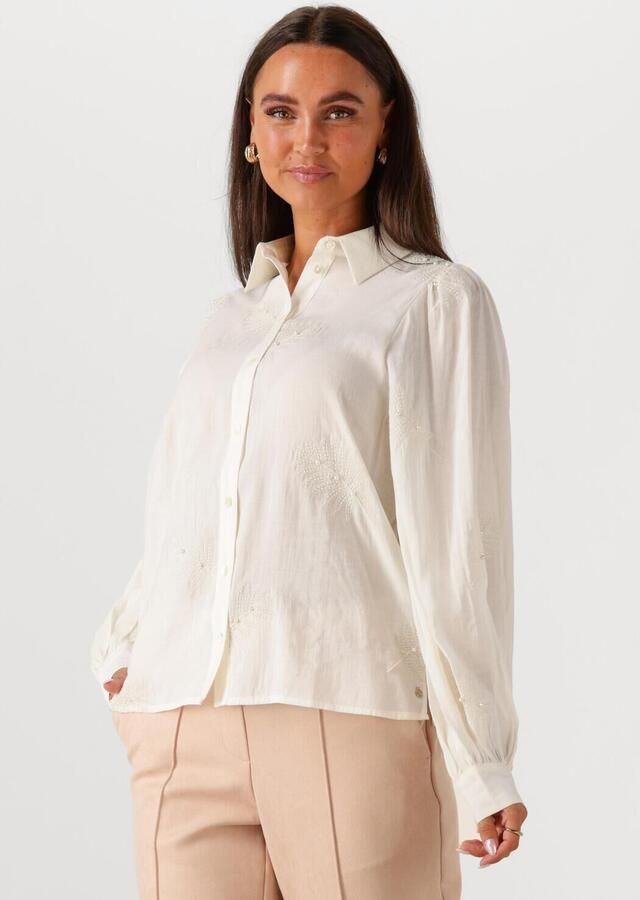 NUKUS Dames Blouses Milanova Blouse Pearl Wit - Foto 4