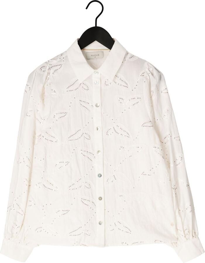 NUKUS Dames Blouses Milanova Blouse Wit - Foto 2