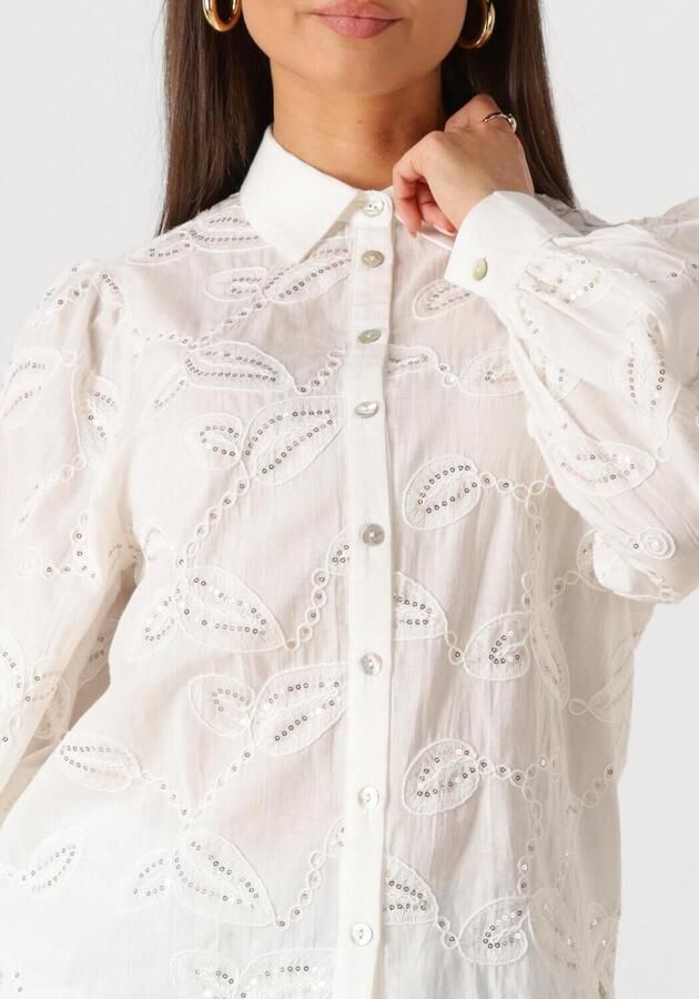 NUKUS Dames Blouses Milanova Blouse Wit - Foto 3
