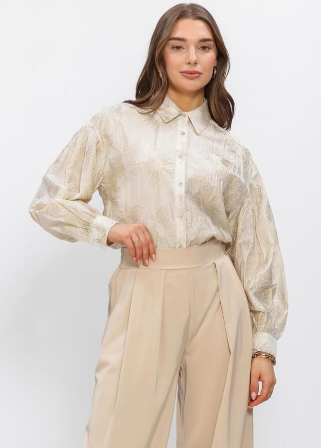 NUKUS Dames Blouses Nola Blouse Embroidery Creme