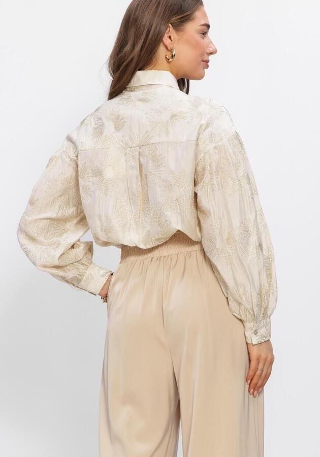 NUKUS Dames Blouses Nola Blouse Embroidery Creme - Foto 3