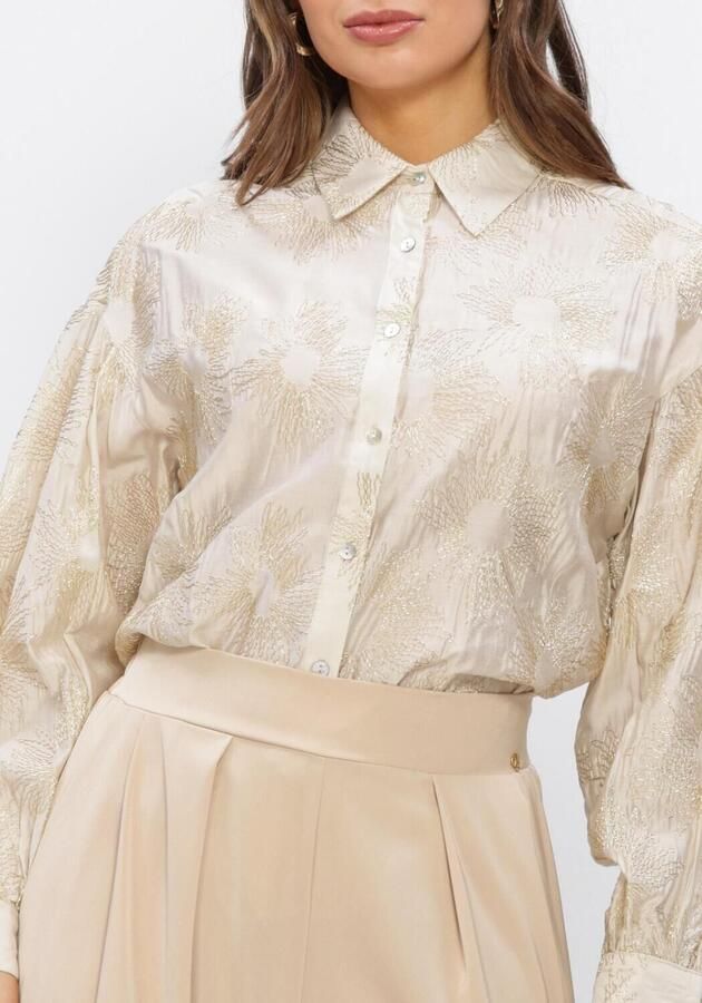 NUKUS Dames Blouses Nola Blouse Embroidery Creme - Foto 4