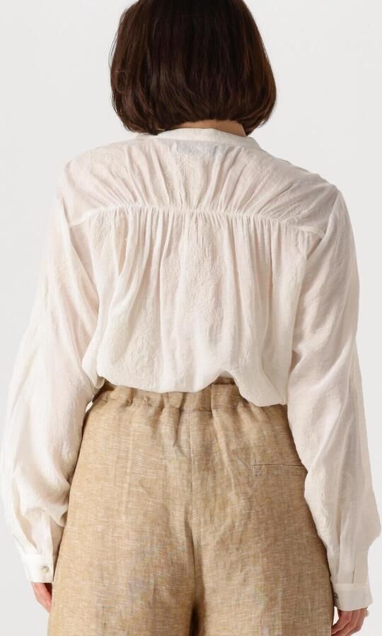 NUKUS Dames Blouses Rosan Blouse Embroidery Gebroken Wit - Foto 3