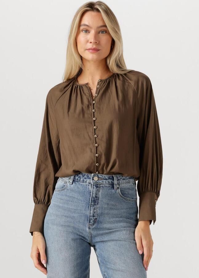 NUKUS Dames Blouses Sterre Blouse Bruin - Foto 4