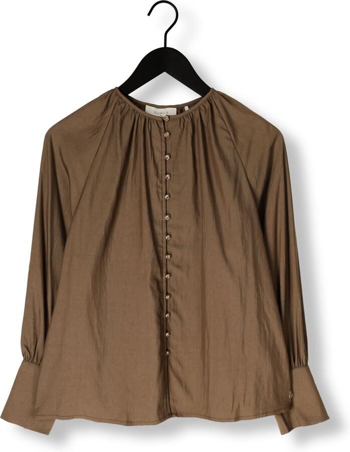 NUKUS Dames Blouses Sterre Blouse Bruin