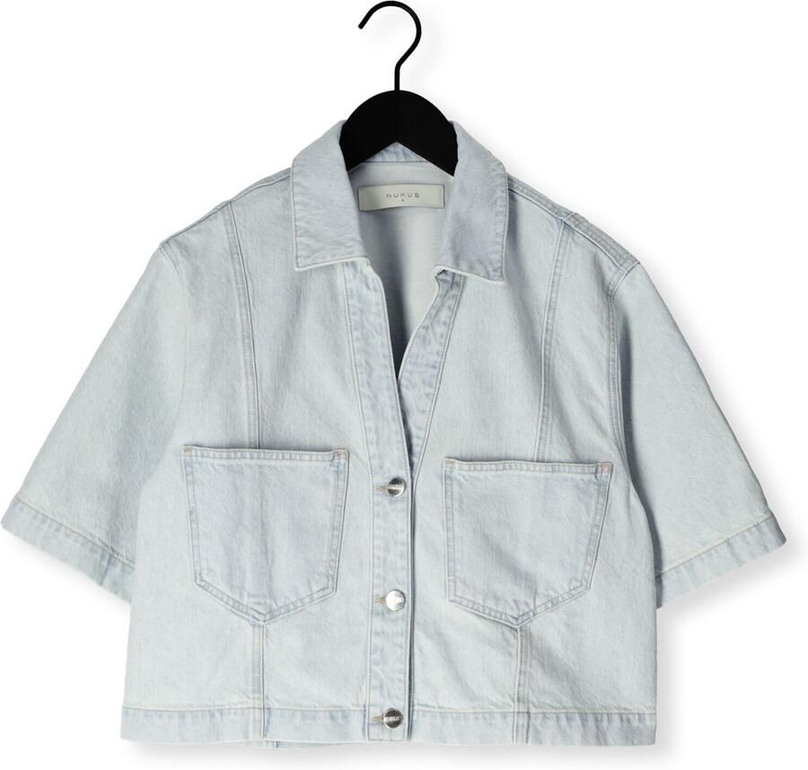 NUKUS Dames Blouses Stijn Jacket Lichtblauw - Foto 2