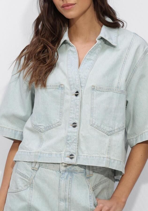 NUKUS Dames Blouses Stijn Jacket Lichtblauw - Foto 3
