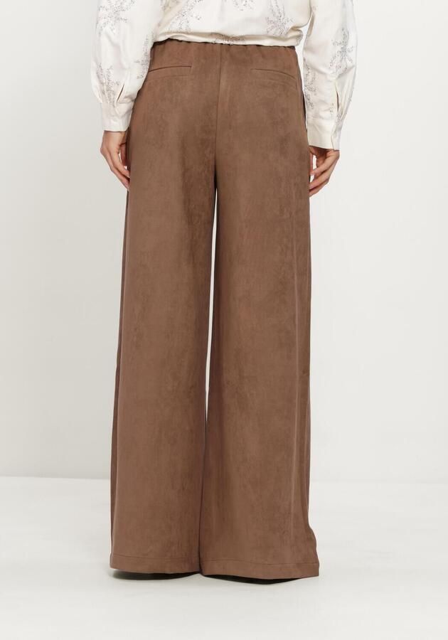 NUKUS Dames Broeken Bodine Pants Suede Bruin - Foto 2