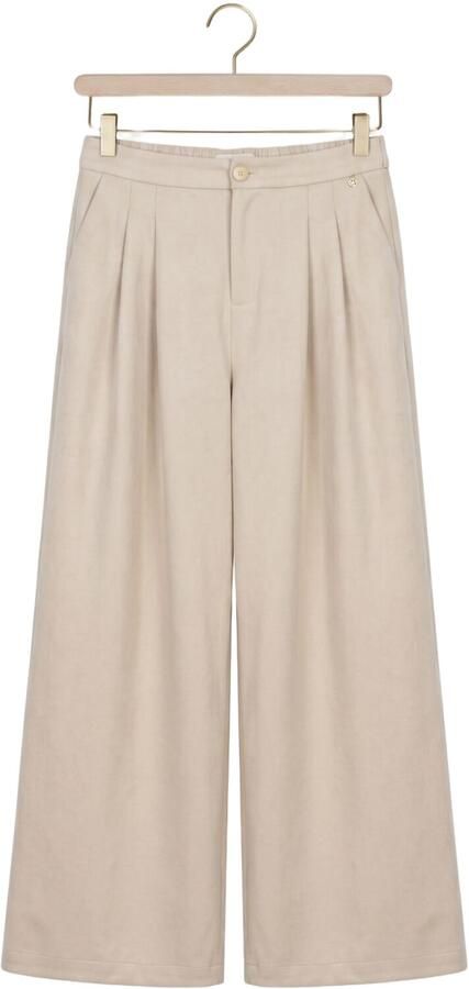 NUKUS Dames Broeken Bodine Pants Suede Gebroken Wit - Foto 4