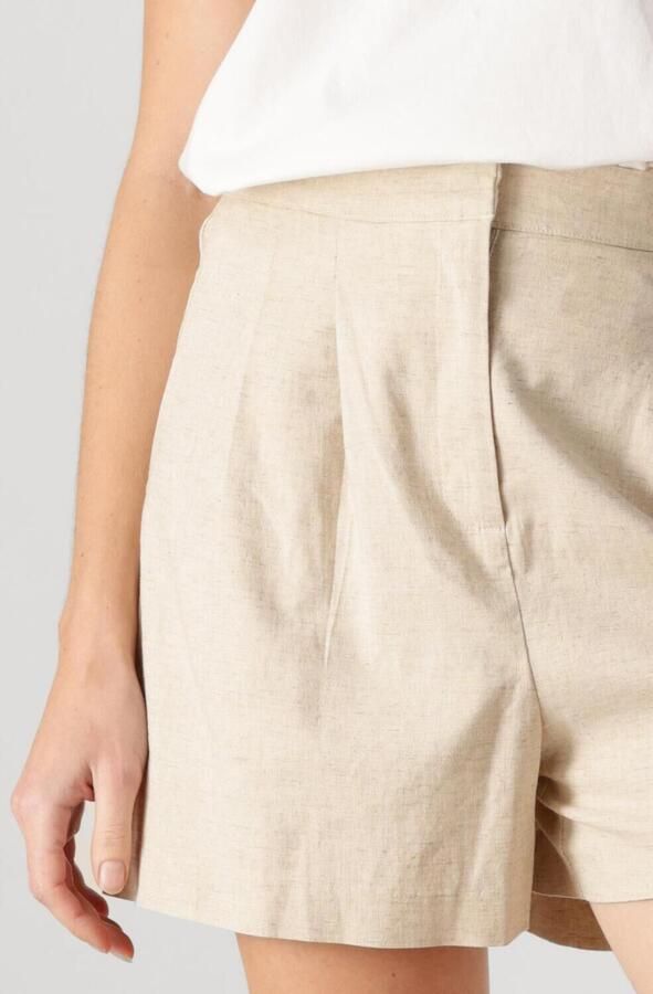 NUKUS Dames Broeken Daphne Shorts Zand - Foto 3