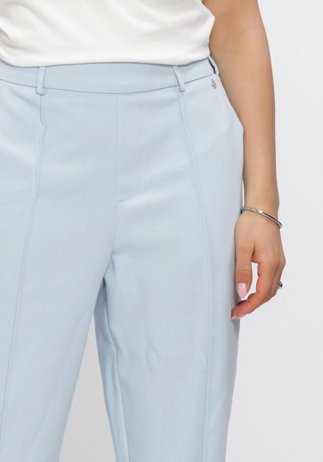 NUKUS wide leg high waist broek lichtblauw - Foto 3