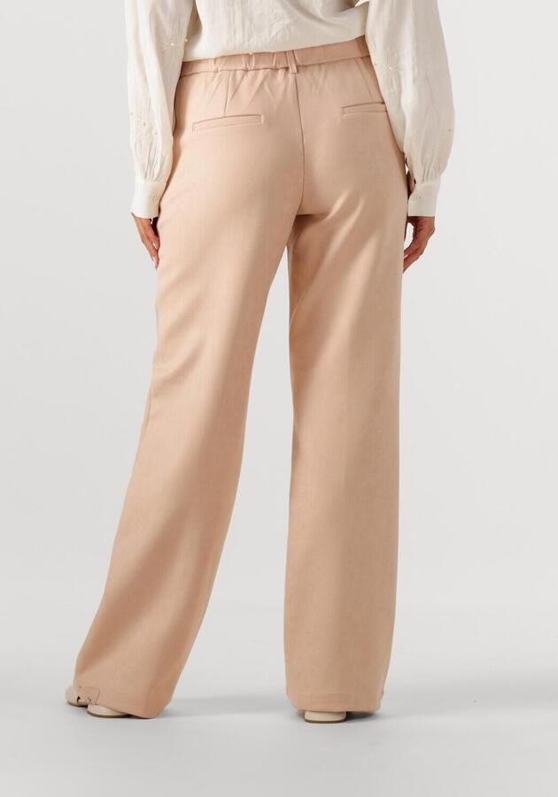 NUKUS Dames Broeken Jill Pants Suedine Beige