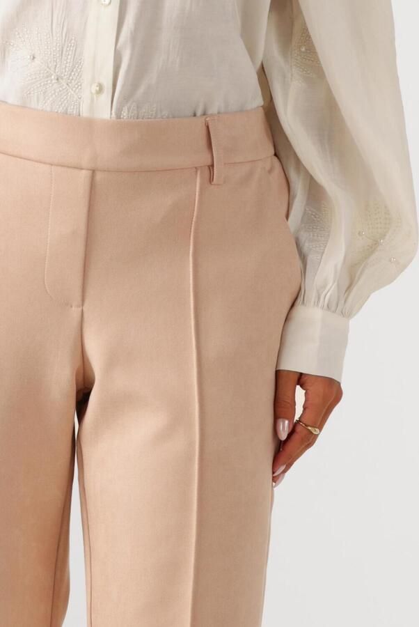 NUKUS Dames Broeken Jill Pants Suedine Beige - Foto 2