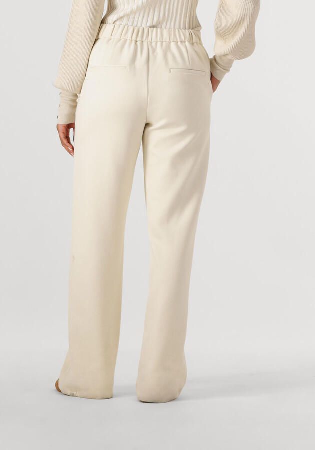 NUKUS Dames Broeken Jill Pants Suedine Gebroken Wit